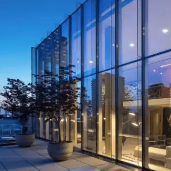 hidden curtain wall